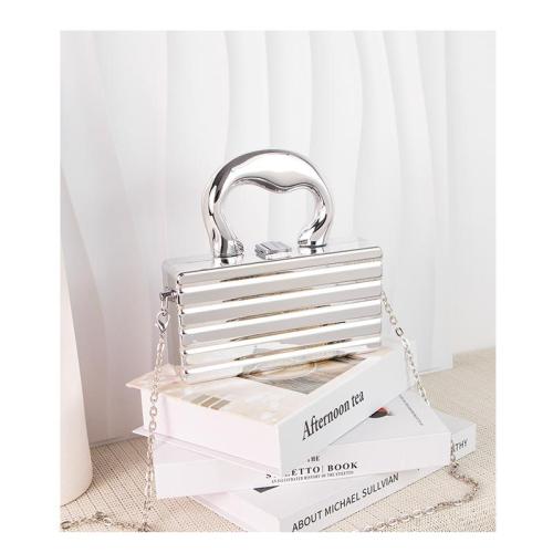 Hot selling acrylic handbag women 2024 new chain single shoulder crossbody square bag clutch bags woman handbag sac main femm sac pochette femme