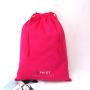 Promotion High End Cotton Twill Shopping Clothes Shoes Storage Bag Drawstring Custom Logo Printed Cotton Dust Pouch For Handbag
