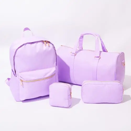 Free Shipping Stock Canvas Handbags Travel Tote Bags Small Nylon Fanny Pack PVC Cosmetic Pouch Bag Nylon Makeup Bag