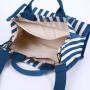 Wholesale Canvas Fashion Handbag For Women Durable Portable Bag Large Capacity Vertical stripe Women's Handbags