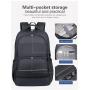 manufacturer luxury quality waterproof school bag with computer insert usb airplane bagpack travel hiking laptop backpack for m