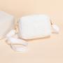 Wave print camera bag 2024 new handbags texture peplum shoulder crossbody bag fashion design embroidery messenger bag
