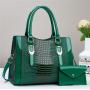2024 Newest Women's bags 2 pieces set ladies shoulder bags High Quality designer luxury handbags for women with a wallet