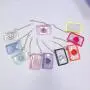 Wholesale Money Changes Wallet ID Card Holder Transparent Clear Mini Bag Keychain Cute Coin Purse with Hook Key Holder