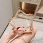 New style fashion star clutch bag evening bags acrylic star shape clear clutch purse bag with chain for women