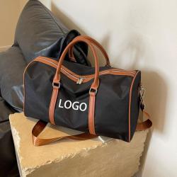Personalized Logo Weekender Trip Travel Duffel Bag Large Capacity Crossbody Overnight Bag for Women