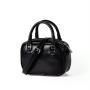 Wholesale Customized LOGO Cute Solid Color Women's Handbag Red Mini Square Tote Chubby Bag Tiny