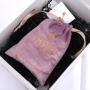 Custom Embroidery Printed Velvet Jewelry Bag Drawstring Pouch Small Gift Perfume Storage Velvet Bag