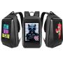 Christmas Gifts LED Light Backpack Cool Motorcycle Backpack Travel Bag LED Backpack With Led Lights led knight backpack