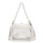 Wholesale Transparent PVC Messenger Bag Customized Fashion Chain Shoulder Clear Women Crossbody Bags