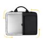 HR739 Laptop Handbag Large Front Pocket Storage Accessories Polyester Protective Briefcase Lint Business Office Document Bag