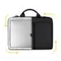 HR739 Laptop Handbag Large Front Pocket Storage Accessories Polyester Protective Briefcase Lint Business Office Document Bag