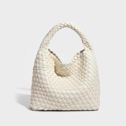 OEM ODM Luxury Elegance High Quality Women Armpit Handbags PU Leather Small Ladies Woven Hand Shoulder Underarm Bags