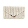 NEW Summer Straw Casual Travel Clutch Purse for Women Ladies Beach Handbag Clutch Chain Bag for Holiday Party Wholesale