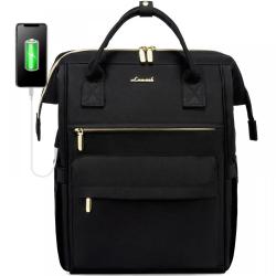 LOVEVOOK Custom logo Large Capacity multifunction nylon USB charger backpack Business Travel Computer Backpack Laptop Backpack
