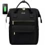 LOVEVOOK Custom logo Large Capacity multifunction nylon USB charger backpack Business Travel Computer Backpack Laptop Backpack