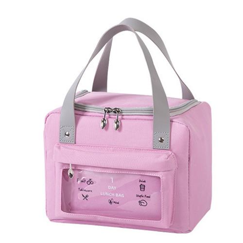 Eco Bento box Large Waterproof Children Oxford logo cooler Tote Aluminum Foil picnic school kid lunch bag insulated