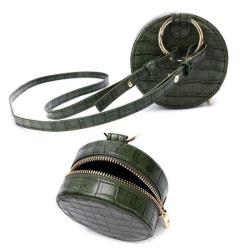 2024 Custom Animal PU Leather Mini Round Coin Bag Wallet For Women Pouch Purse