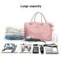 Custom Fashion Design Carry on Spend Weekend Tote Duffel Bag with Wet Pocket Gym Sports Travel Duffle Bag For Women