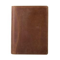Custom Leather Document Portfolio Business Card Holder Leather A4 Office Meeting Folder