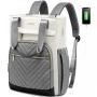 LOVEVOOK Wide Open Travel Backpack Purse Student School Work Business Computer Tote Daypack 15.6 Inch Laptop Backpack for Women