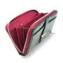 Long Style Customized Women Wallet Green New Color RFID Blocking Zipper Wallet for Women
