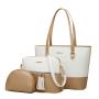 2024 Atmospheric Set Bags Color Collision Three Piece Set Single Shoulder bag Messenger bag Women's Handbags Factory Wholesale