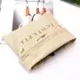 Hot Sale Natural Cotton Canvas Sachet Shopping Bag Custom Logo Printed Cotton Double String Dust Packaging Canvas Pouch