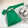 New Design Messenger Bag Niche Wide Shoulder Strap Large Capacity Shoulder Bag Side Zipper Casual Drawstring Pleated Bag
