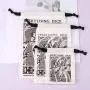 Wholesale Hot Stamping Small Cotton Twill Playing Cards Classic Tarot Cards Bag Drawstring Cotton Dust Gift Pouch