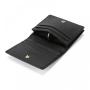 KHF051 2023 New Fashion Large Capacity Unisex ID Credit Card Holders Zipper Wallet Customized Logo Wallet Coins Purse
