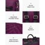 LOVEVOOK Factory Wholesale High Quality 2pc 14 in Casual Nylon Back Bags Women Fashion Cute Waterproof Backpack Purse for Girls