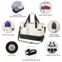 Travel Duffel Bag Sports Tote Gym Bag Shoulder Weekender Overnight Bag for Women