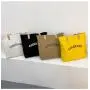 Factory Wholesale Solid Color Letter Printed Canvas Bag Casual Simple Student Handbag All-match Tote Bag