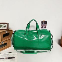 XL306 PU leather Durable Customized Logo Gym Bag Anti Water Large Capacity Sports Duffle Bag Polyester Yoga Bag