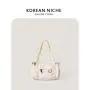 Popular Nylon Material Soft Zipper Handbag  Inner Polyester Large Capacity Women's Shoulder Bags