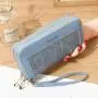 2023 New Women's Wallet Double Zipper Student Stone Pattern Wallet with Large Capacity Bag Fashion For Ladies