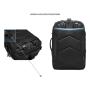 XL189 Customized Logo Durable Computer Backpack With USB Waterproof Wearable Backpack Expandable Large Capacity Shoulder Bag
