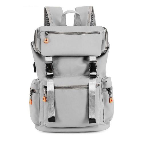 ZF085 Men Shoulder Bag Fashion Outdoor Travel Bag Business Leisure Computer Backpack Student Schoolbag Oxford Cloth USB Port