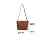 2024 New Design Women's Vintage Lady Style Messenger Bags PU Leather Tote Hand Bag with  Embroidery Decorations