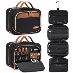 LOVEVOOK wholesale custom Makeup Jewelry Cosmetic Organizer handbags for ladies Hanging Travel Toiletry women  Lifestyle Bags