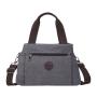 Retro Large Capacity Multi Compartment One Shoulder Canvas Bag Custom Vintage Canvas Crossbody Tote Bag
