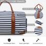 Sucipi Canvas Overnight Travel Bag for Women 2022 Large Carry on Duffel Bag With Shoe Compartment Men's Weekender Bags