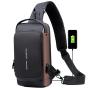WTB028 New Fashion Chest Bag Men's Messenger Bag Waterproof PU Leather Shoulder Sling Bag Waterproof Custom Logo for Men