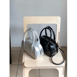 2024 Spring Korean Style Handbags High quality PU leather shoulder bag Beautiful plain simple bag for women