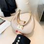 Simple Fashion Shoulder Bag Women Retro Underarm Bag 2024 Summer Niche New Candy Color Crossbody Bags