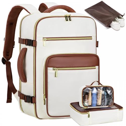 LOVEVOOK 17 inch Carry on Laptop Backpack 40L TSA Personal Item 4 in 1 Large Capacity Business Travel Backpack with Toiletry Bag