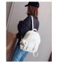 Multi-function Multi-piece Suit Backpack Ladies Bag Pu Leather School Bag 3 In 1 Set Customs Travel Bag