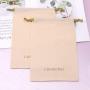 Custom Logo Printing Natural Cotton Drawstring Makeup Gift Candle Packaging Bag Organic Muslin Dust Pouch