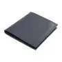 Vegetable Tanned Leather Wallet Men Bi-fold Travel Card Holder